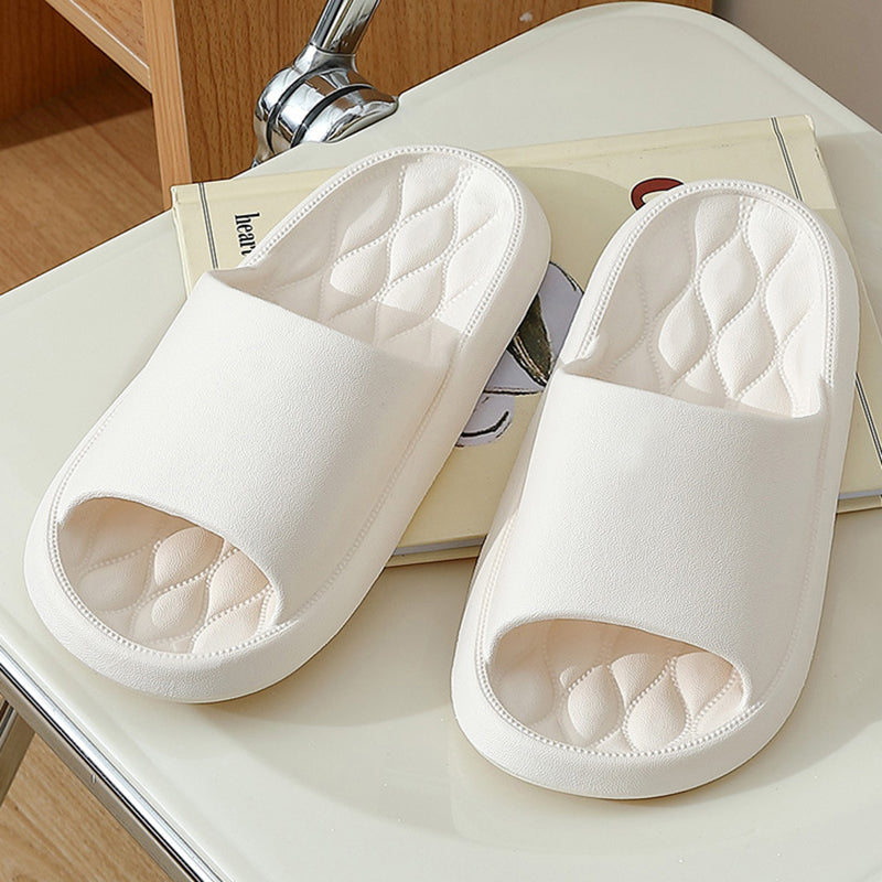 Zapatillas suaves de verano para el suelo del baño para mujeres y hombres
