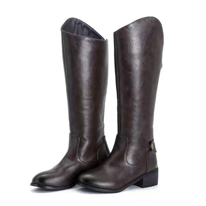 Zapatos de Mujer Casual Botas Altas de Moda Caballero para Mujer