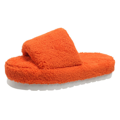 Pantuflas de invierno afelpadas para mujer