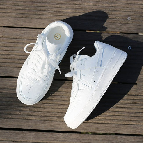 Zapatos Blancos Para Mujer Otoño Combinables con Todo