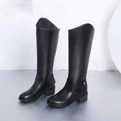 Zapatos de Mujer Casual Botas Altas de Moda Caballero para Mujer