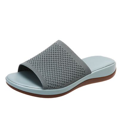 Zapatos de Mujer Sandalias Planas de Verano Zapatillas Casuales para Interiores y Exteriores para Zapatos de Playa