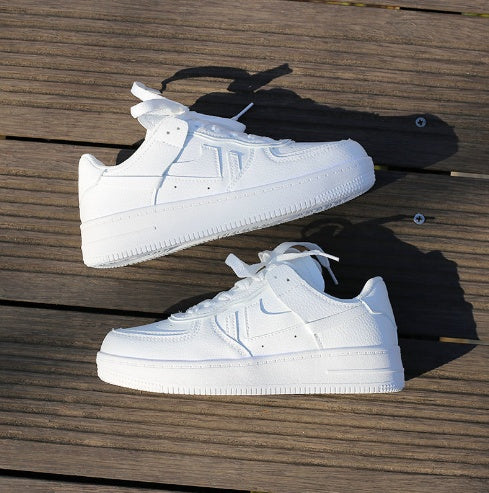 Zapatos Blancos Para Mujer Otoño Combinables con Todo